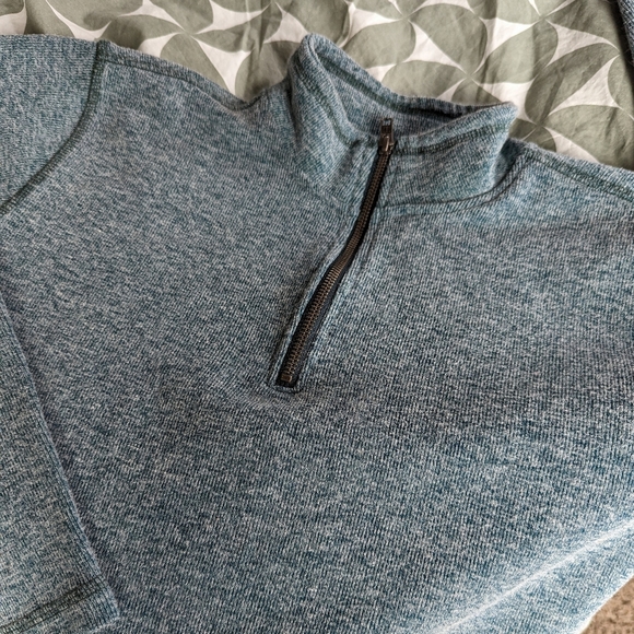 Gap Half-Zip Pullover Blue/Green Men's Large - Picture 11 of 13